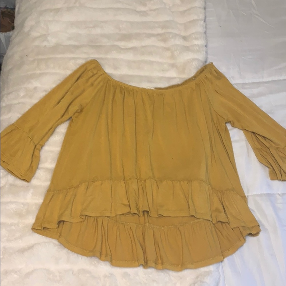 Adorable strapless shirt (M)